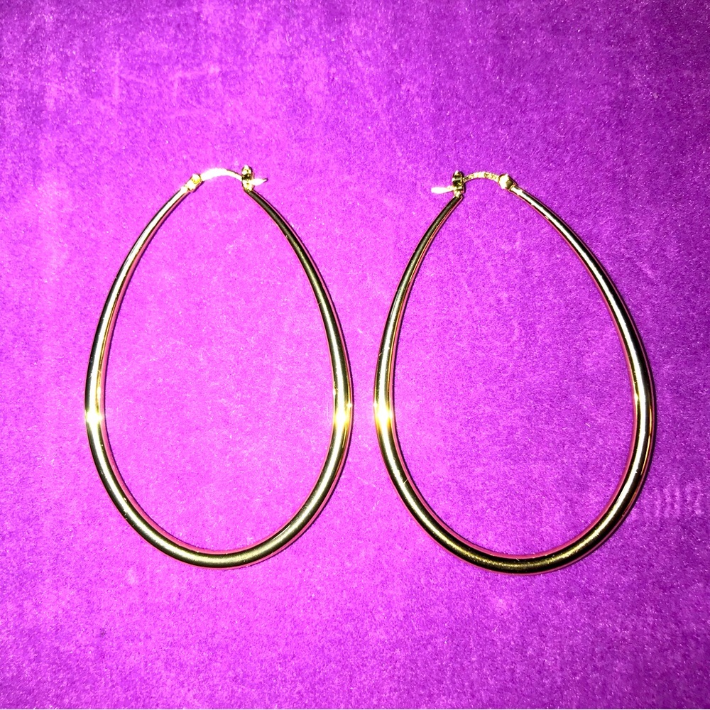 🌷Oversized Dangling Gold Tone Earrings